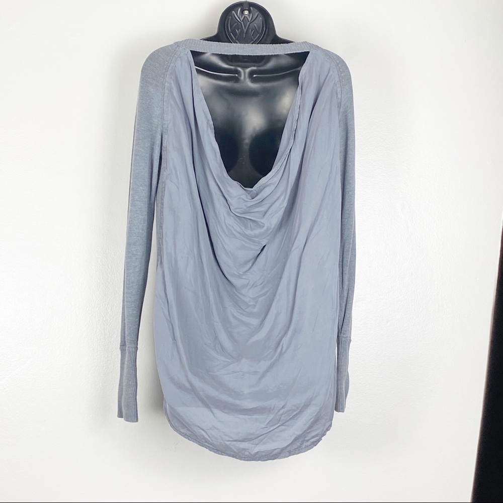 Lululemon Unity Pullover Drape Cutout Cashmere - image 6